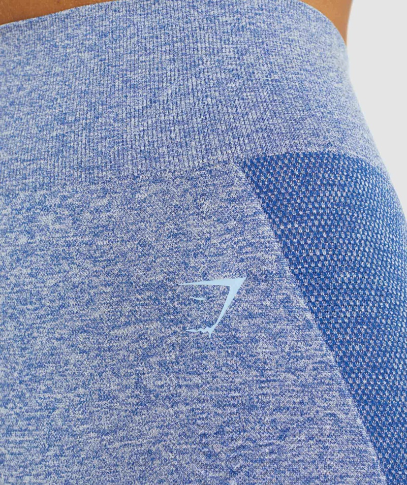 Gymshark Flex Legíny S Vysokým Pásom Earl Blue Marl