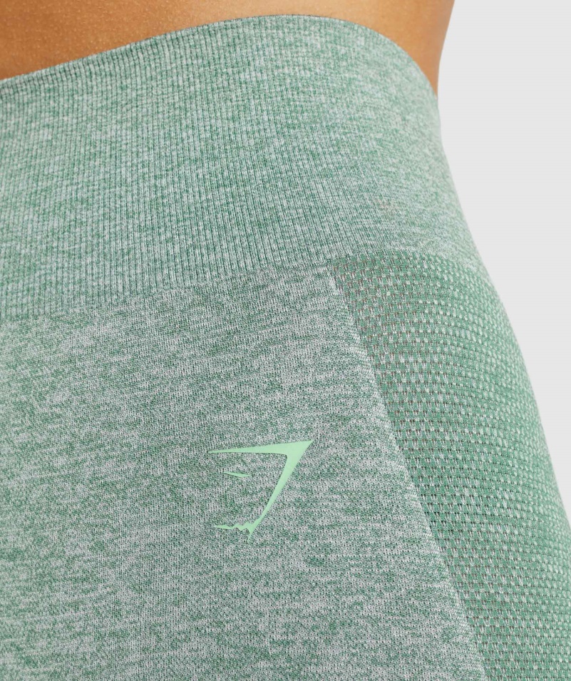 Gymshark Flex Legíny S Vysokým Pásom Studio Green Marl