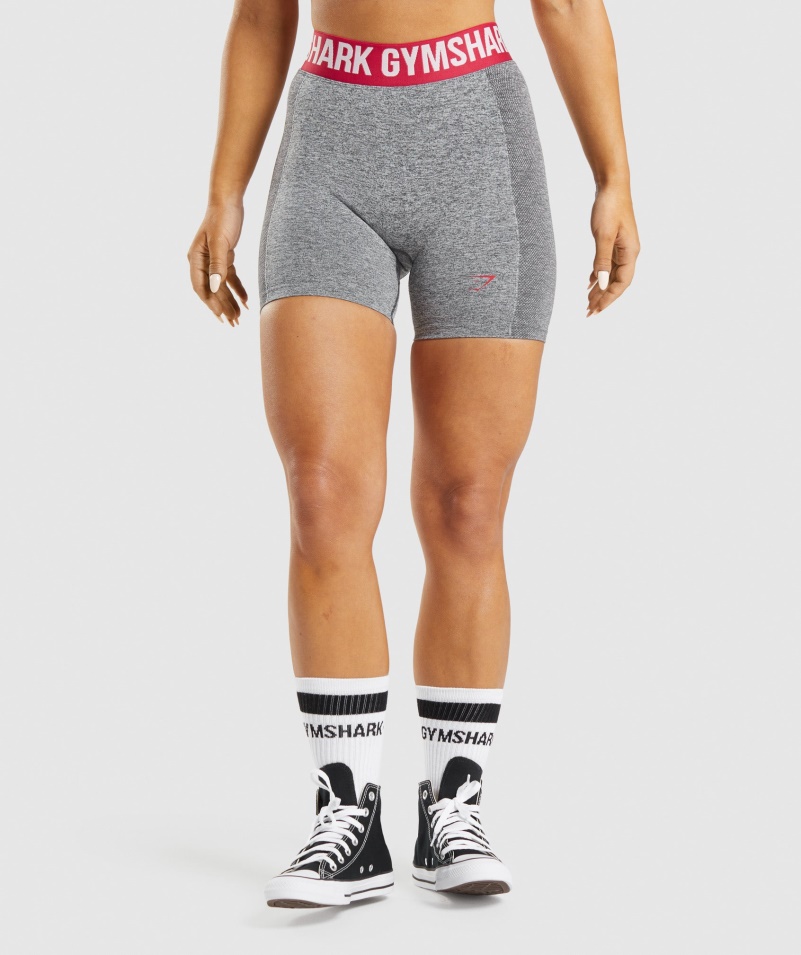 Gymshark Flex šortky Charcoal Marl