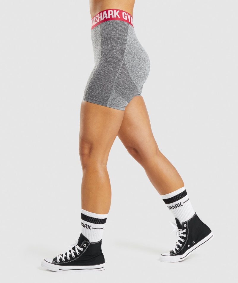 Gymshark Flex šortky Charcoal Marl