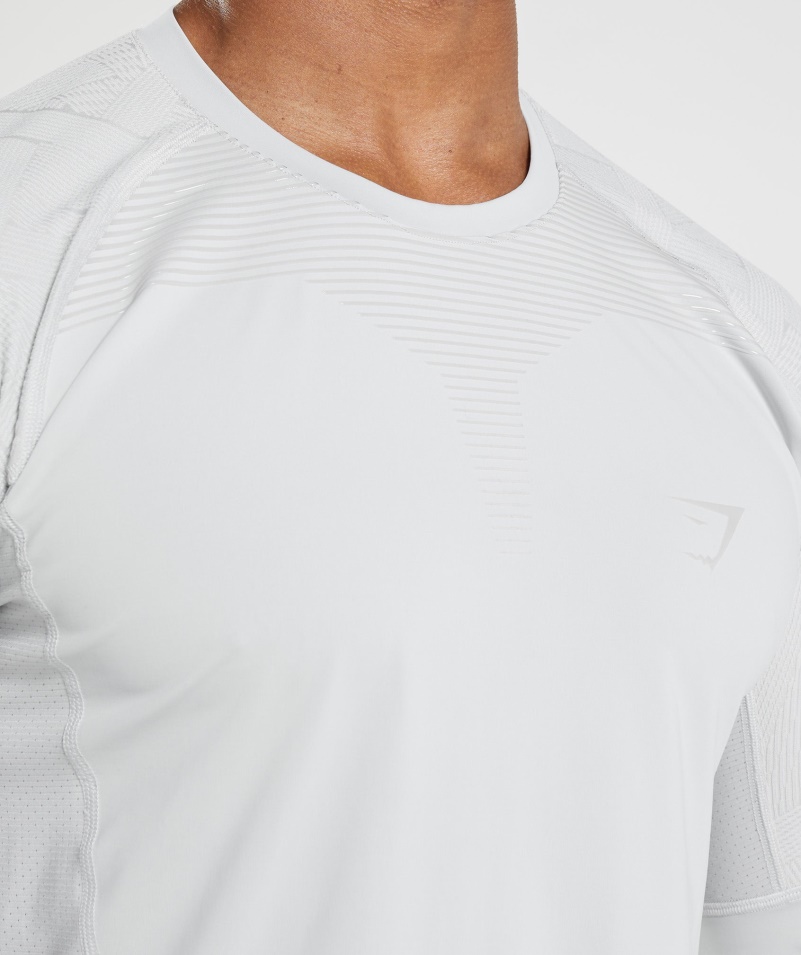 Gymshark Form Tričko S Dlhým Rukávom Svetlosivé