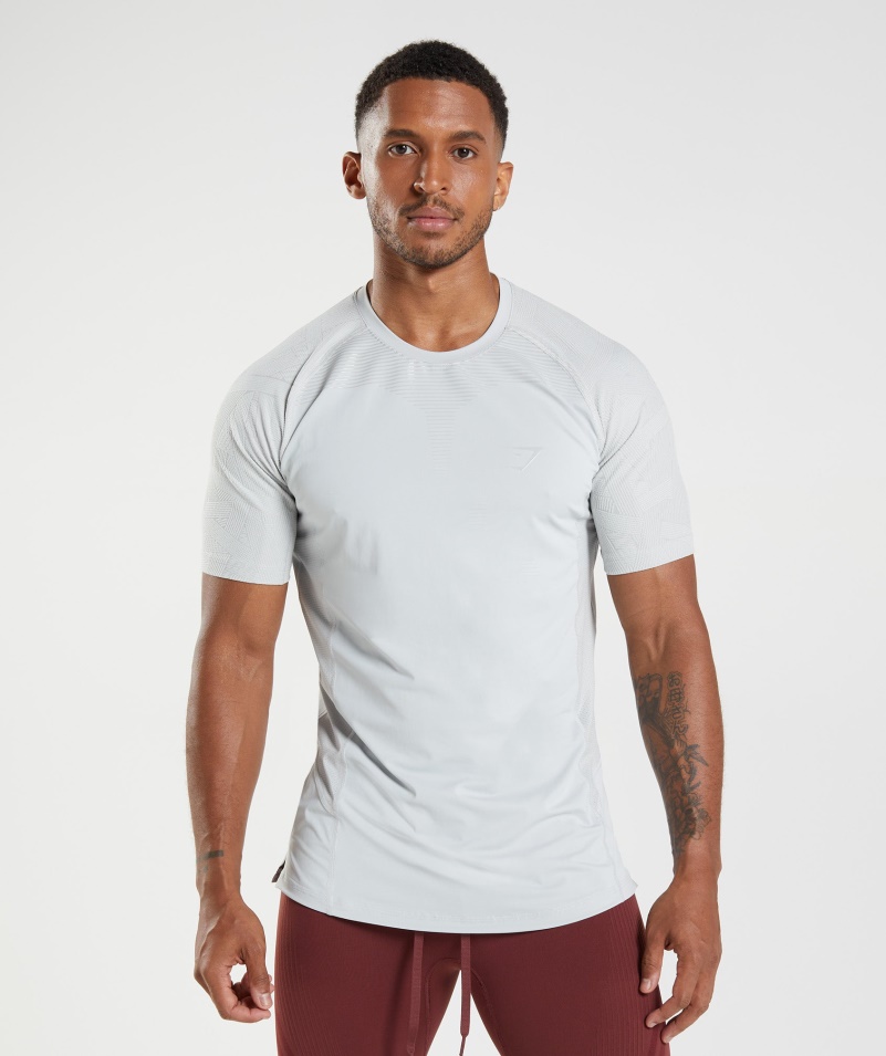 Gymshark Form Tričko Svetlosivé