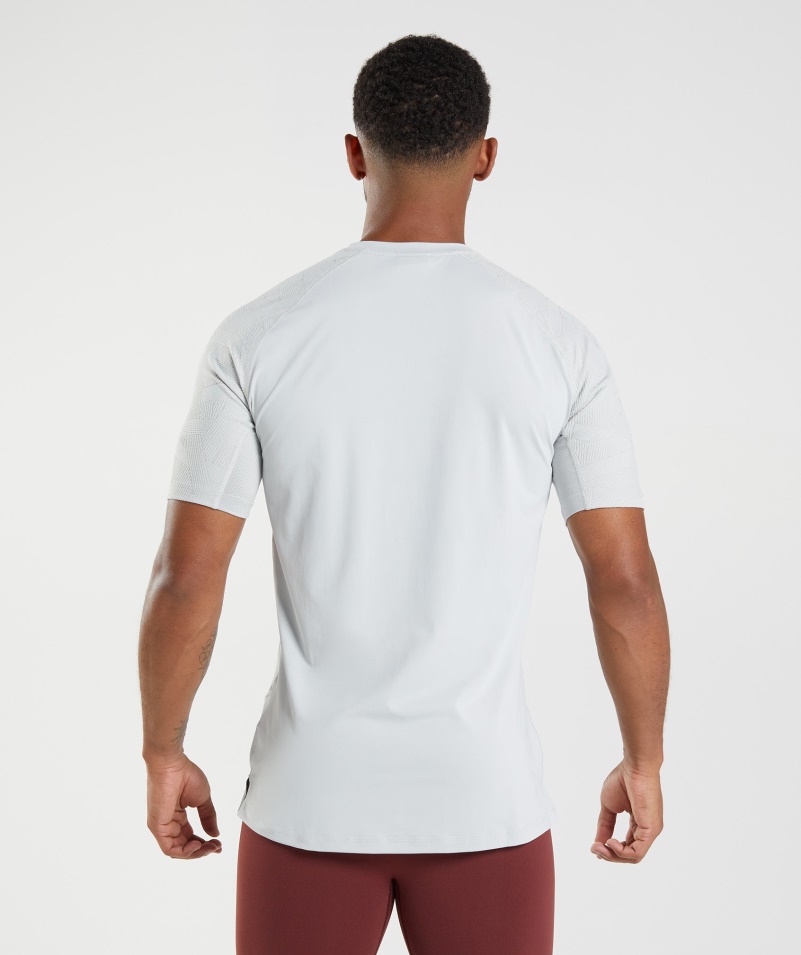 Gymshark Form Tričko Svetlosivé