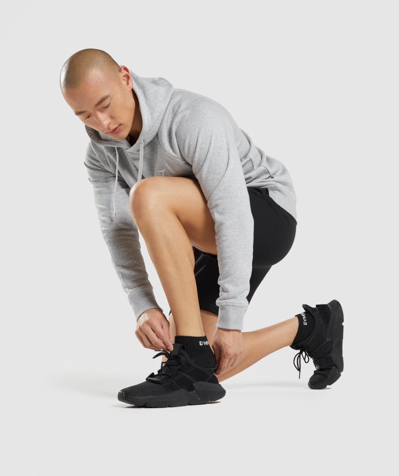 Gymshark žakárové štvrtkové Ponožky 3pk čierne