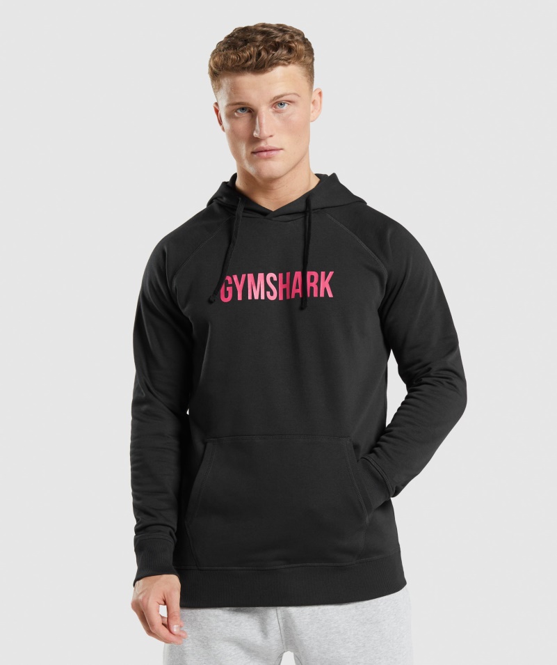 Gymshark Leg Day Mikina S Kapucňou čierna