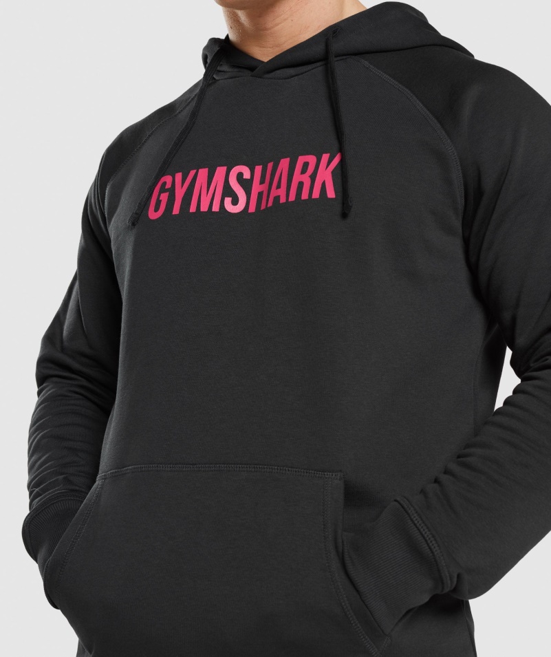 Gymshark Leg Day Mikina S Kapucňou čierna