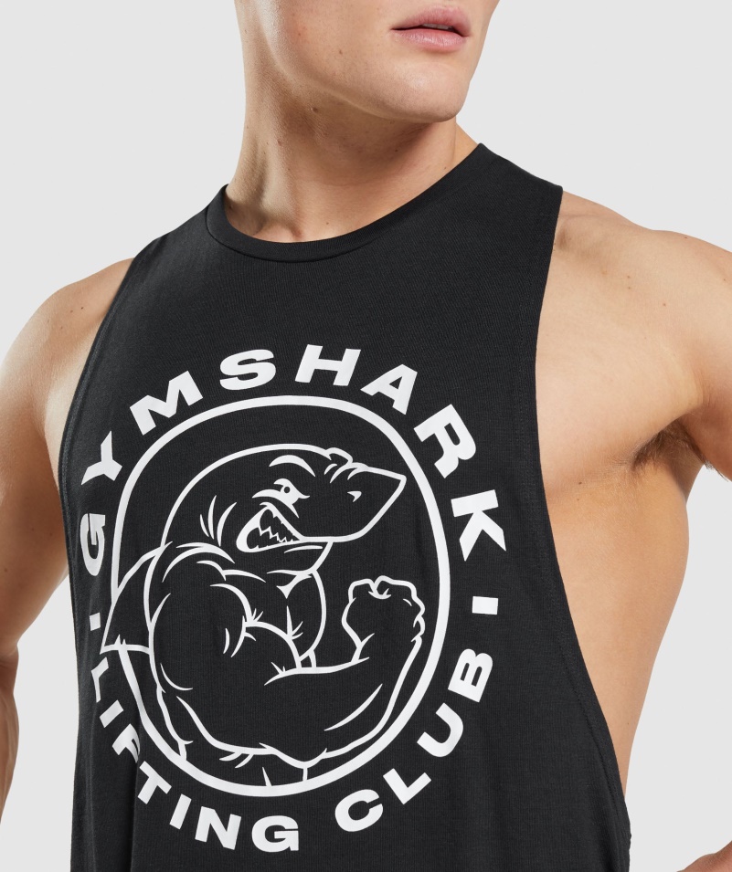 Gymshark Legacy Drop Arm Tank Black