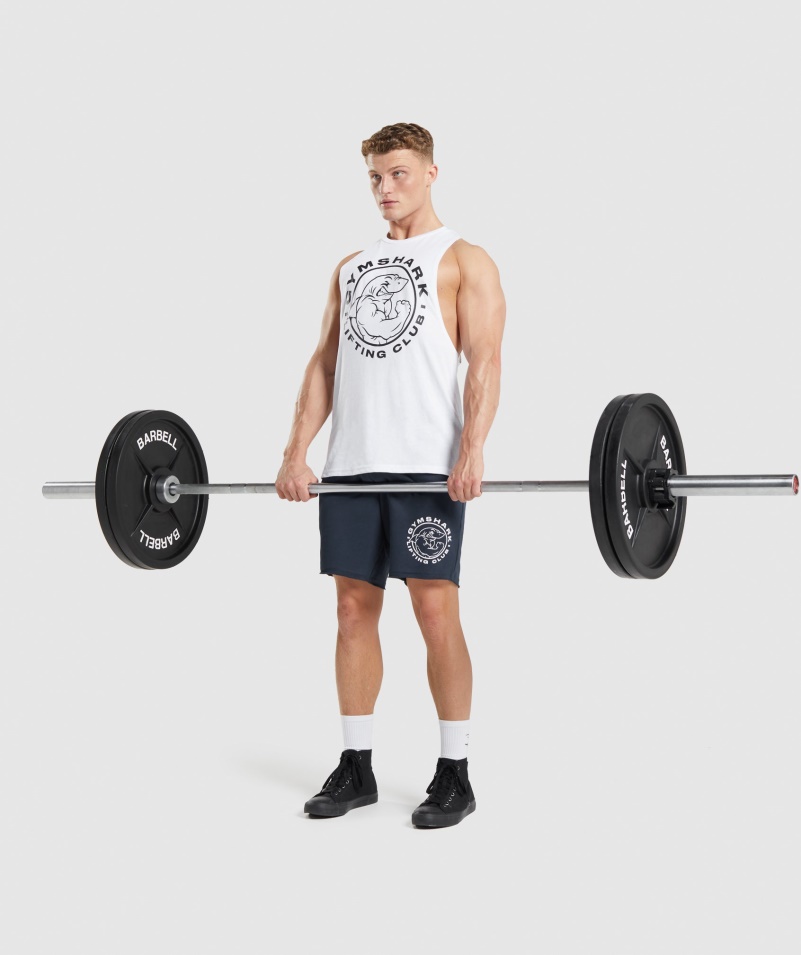 Gymshark Legacy Drop Arm Tank Biely