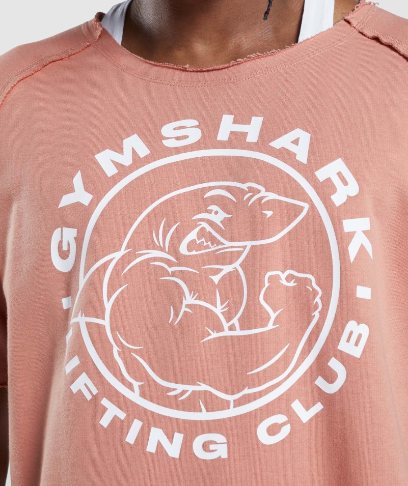 Gymshark Legacy Handrový Top Nevada Ružový