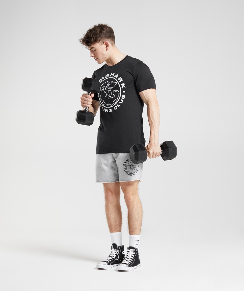 Gymshark Legacy šortky Svetlosivé Jadro Marl