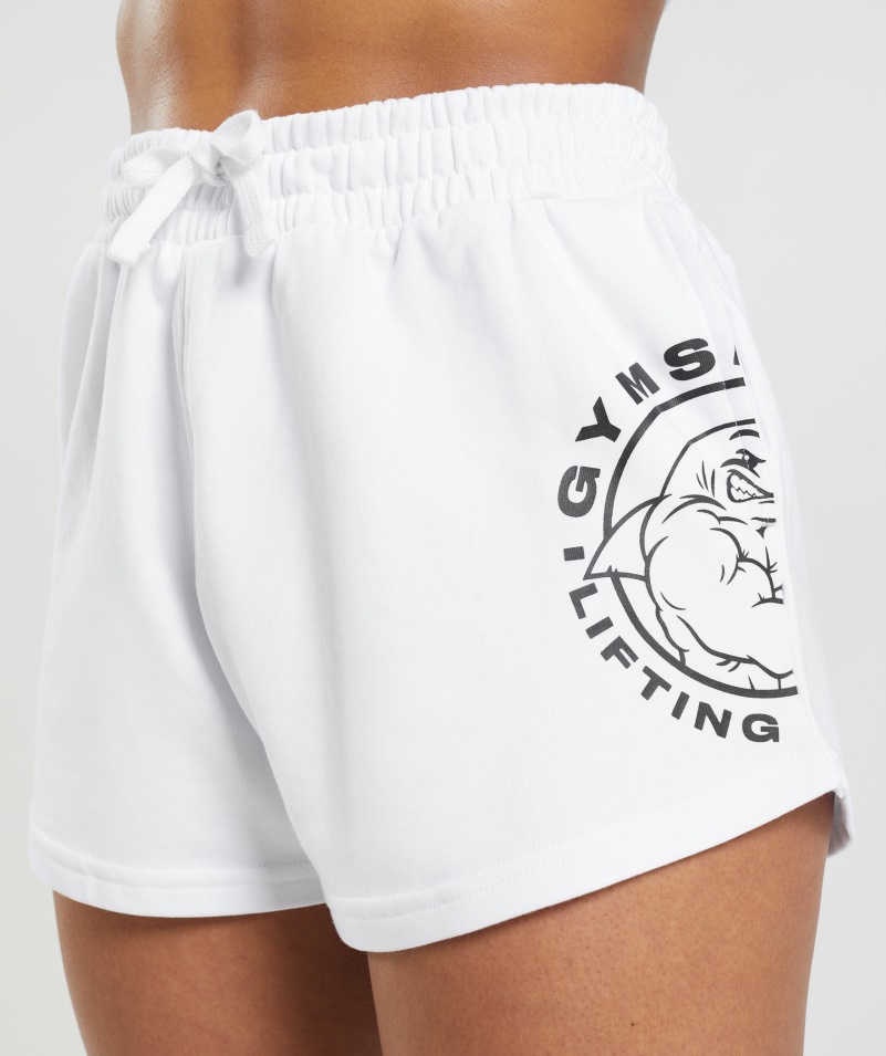 Gymshark Legacy šortky Biele