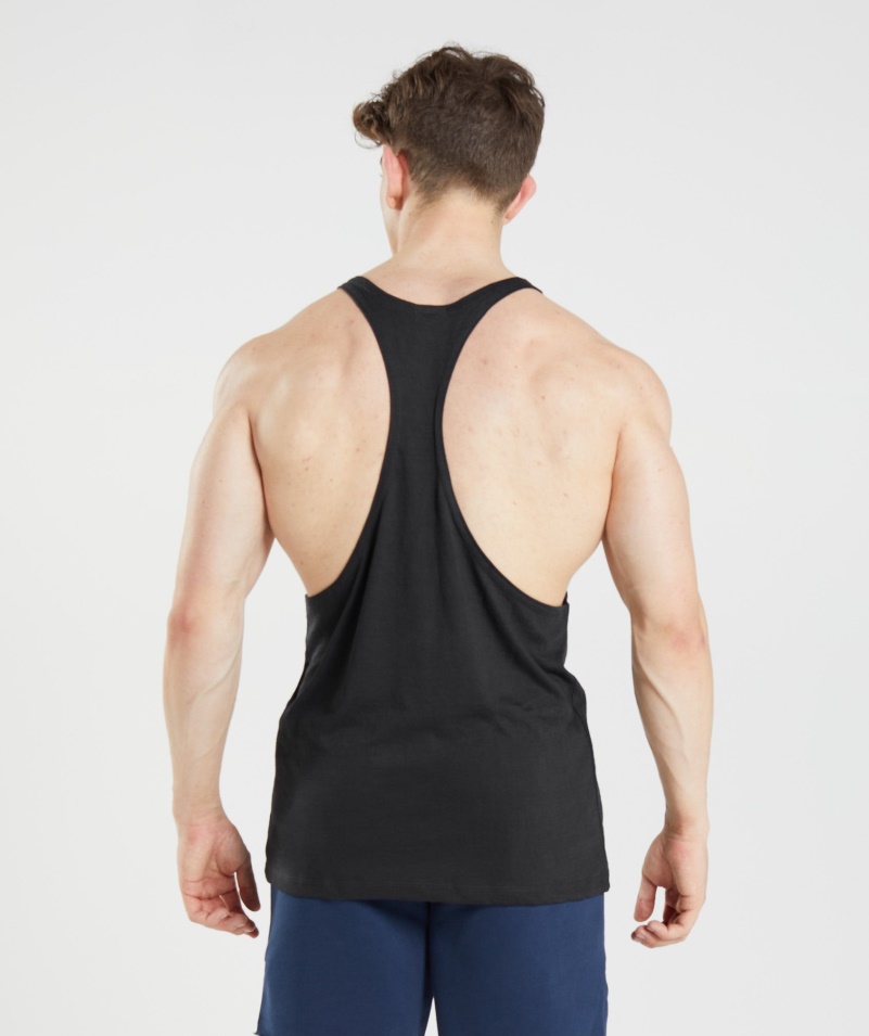 Gymshark Legacy Stringer čierny