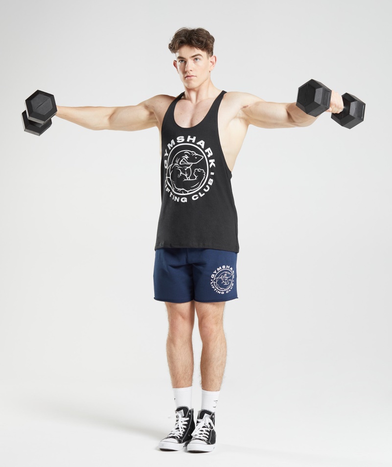 Gymshark Legacy Stringer čierny