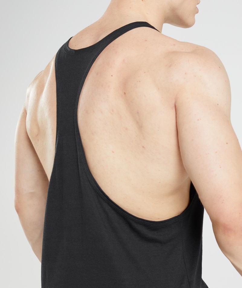 Gymshark Legacy Stringer čierny