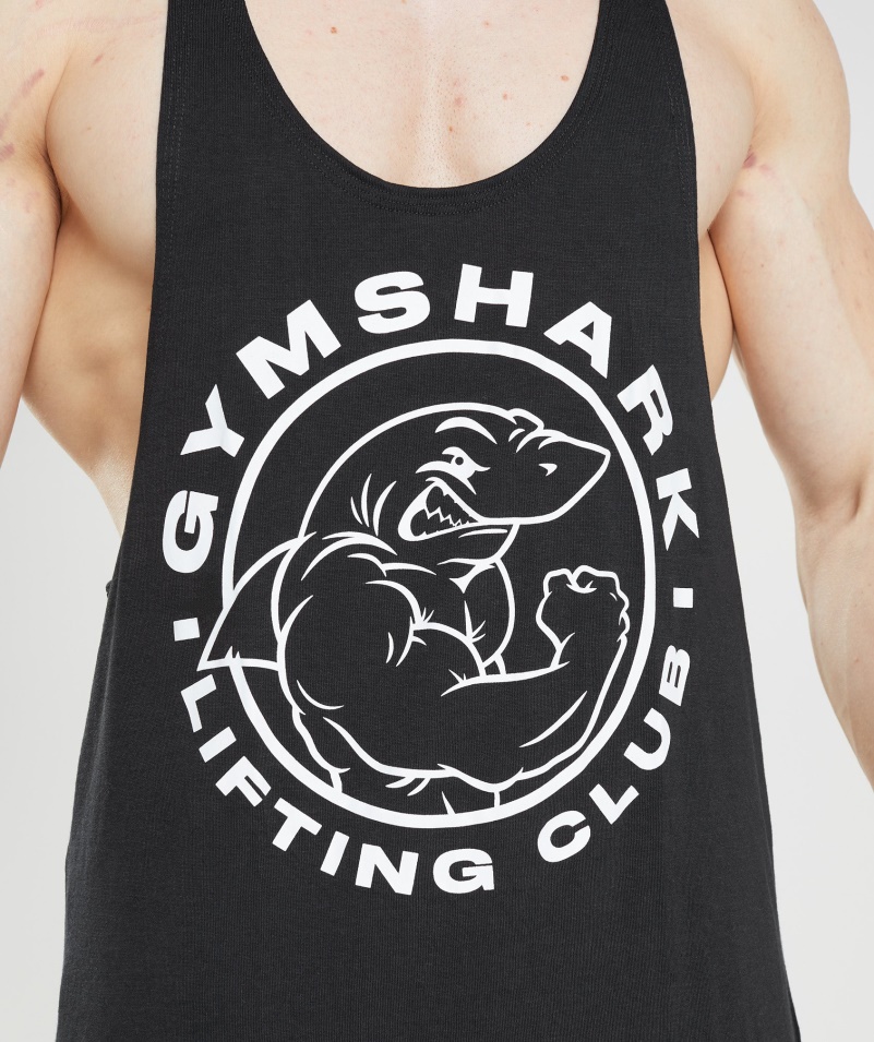 Gymshark Legacy Stringer čierny