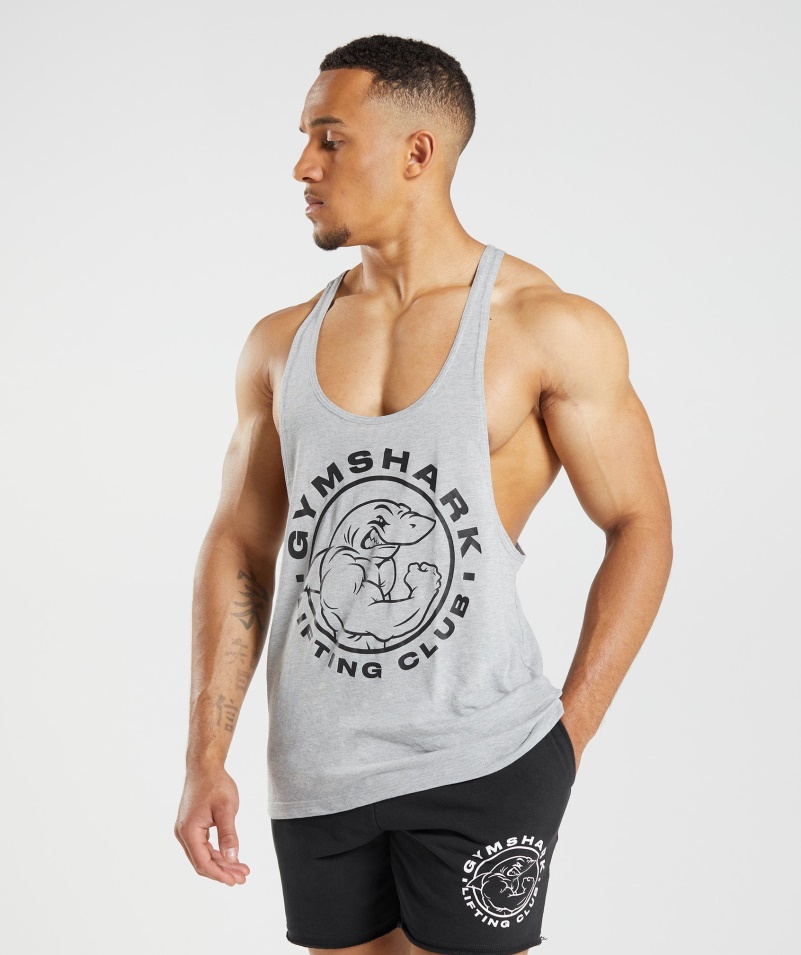 Gymshark Legacy Nadväzec Svetlosivá Jadrová Marl
