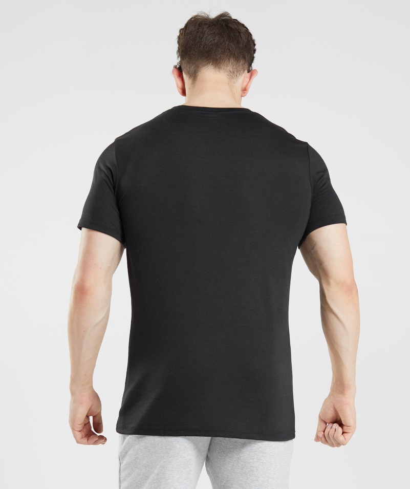 Gymshark Legacy Tričko čierne