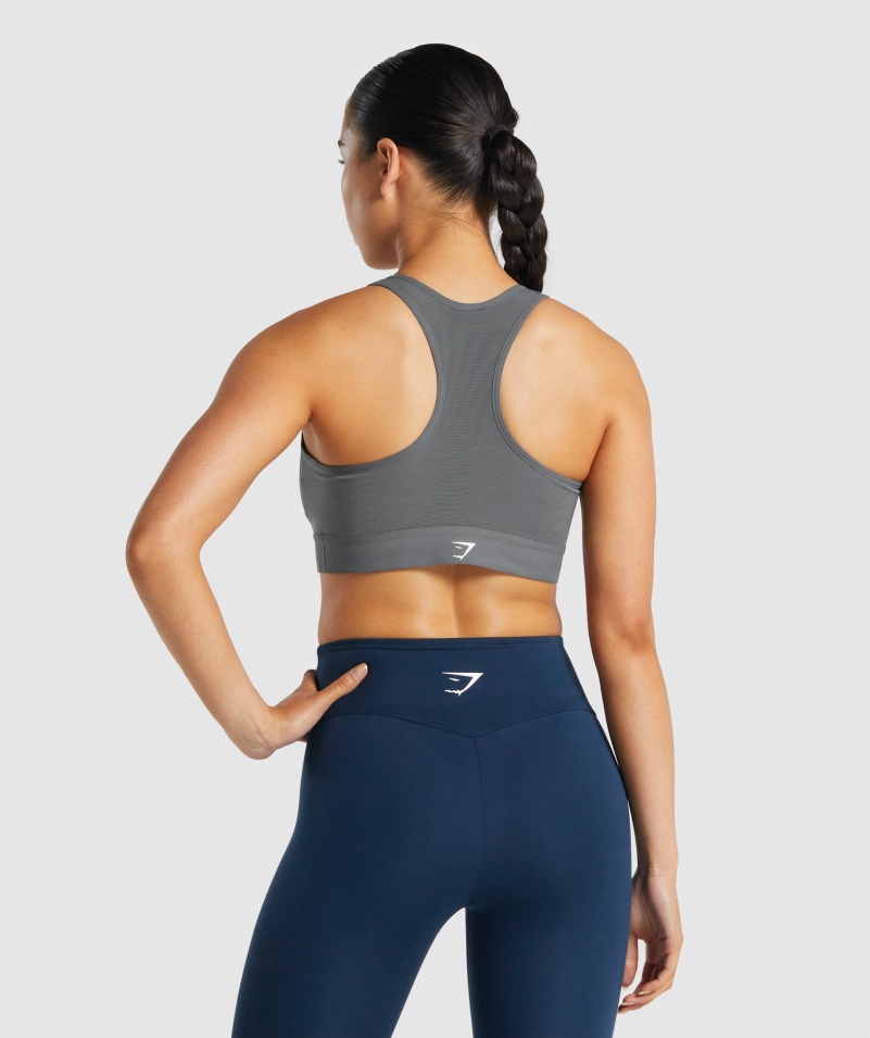 Gymshark ľahká športová Podprsenka S Vysokou Podporou Uhlia