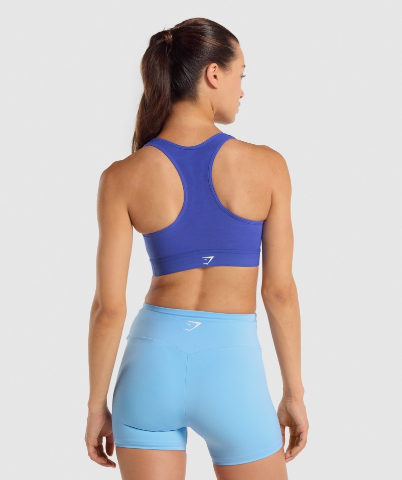 Gymshark ľahká športová Podprsenka S Vysokou Podporou Tmavomodrej Farby