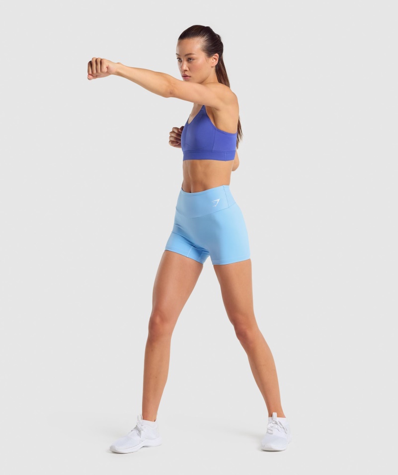 Gymshark ľahká športová Podprsenka S Vysokou Podporou Tmavomodrej Farby