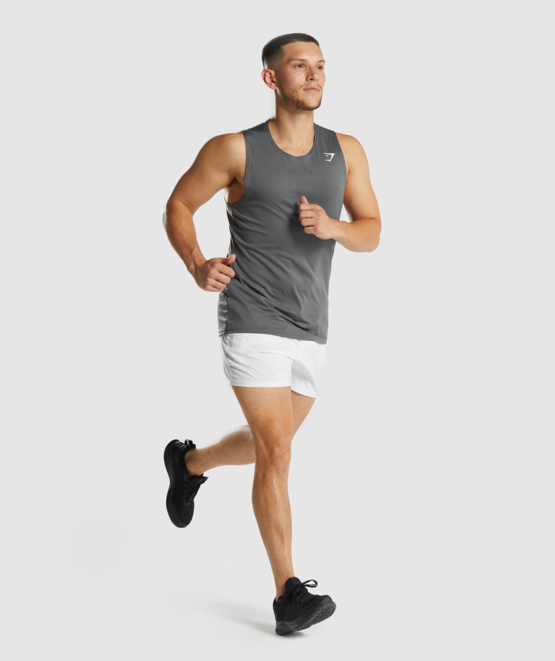 Gymshark No Show Ponožky 3pk Biele