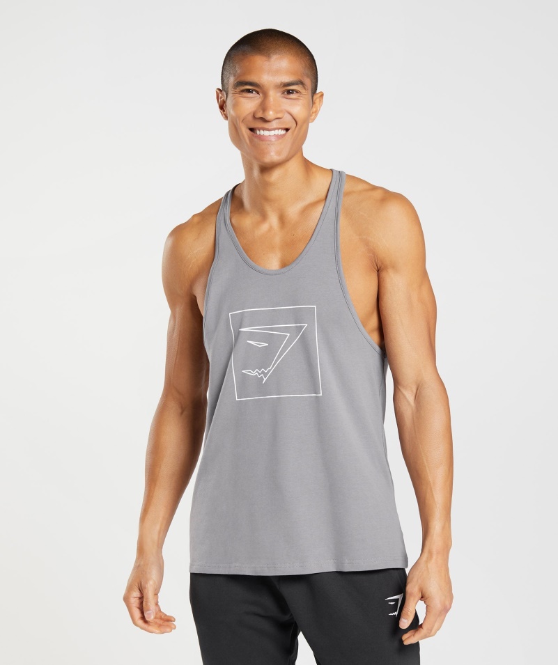 Gymshark Obrys Výplet Mince šedá