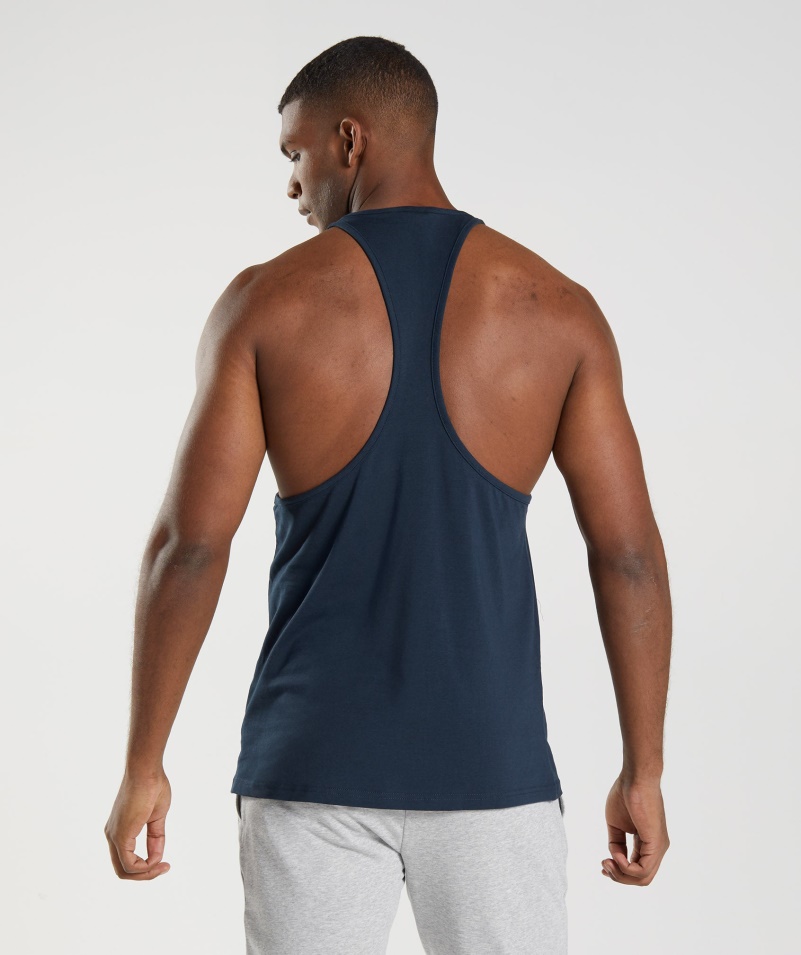 Gymshark Obrys Stringer Navy