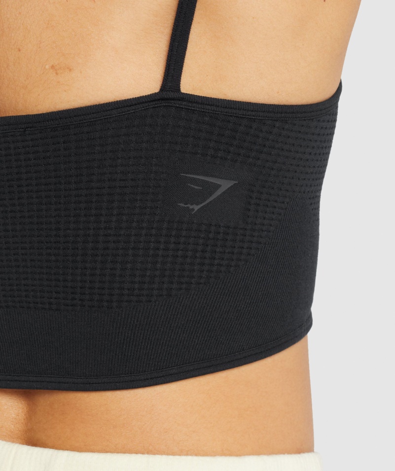 Gymshark Pauza Bralette čierna