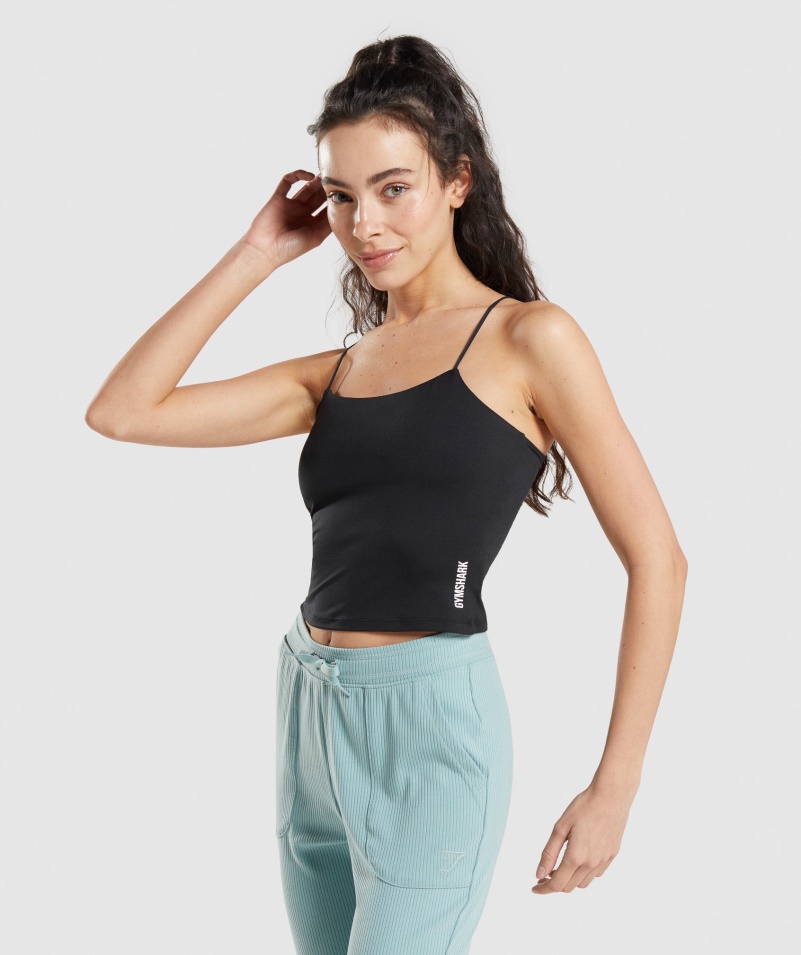 Gymshark Pause Cami Tank Black