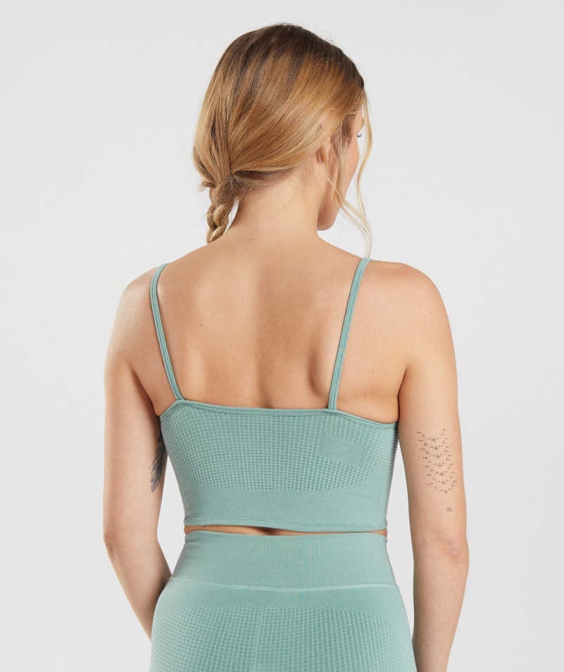 Gymshark Pauza Bezšvové Bralette Maya Blue