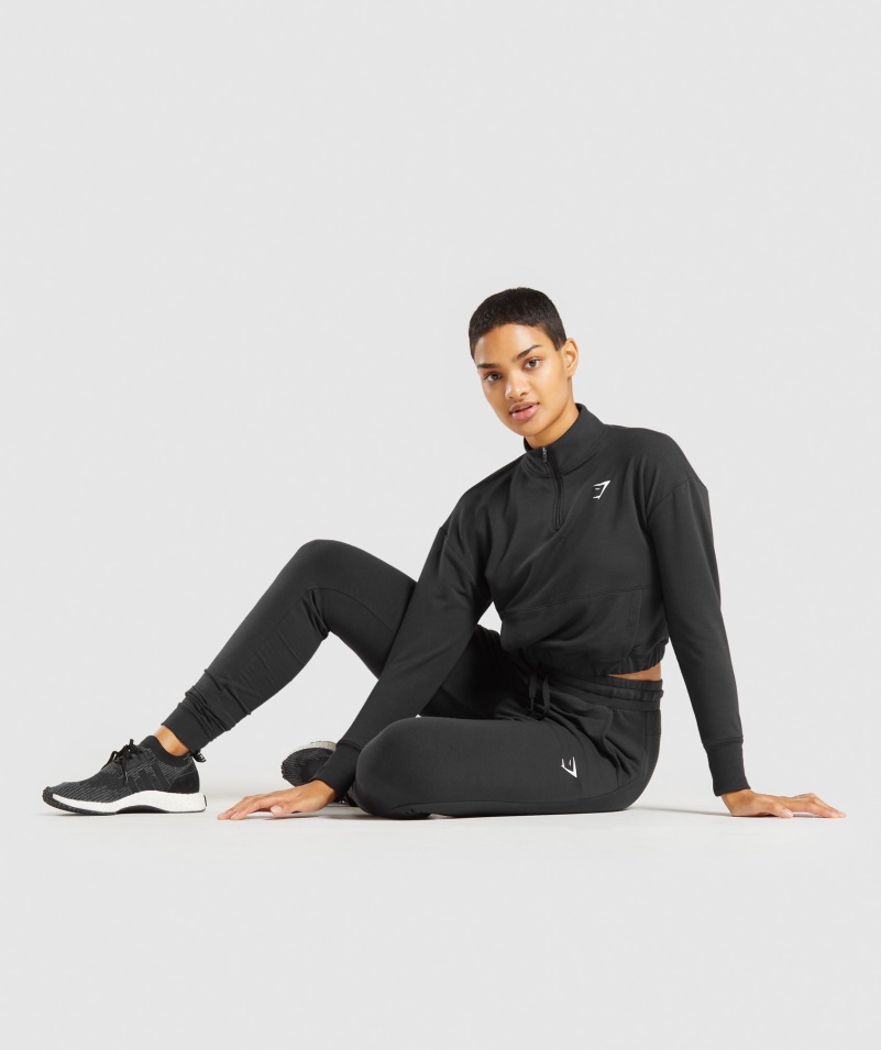 Gymshark Pippa Tréning Joggers Black