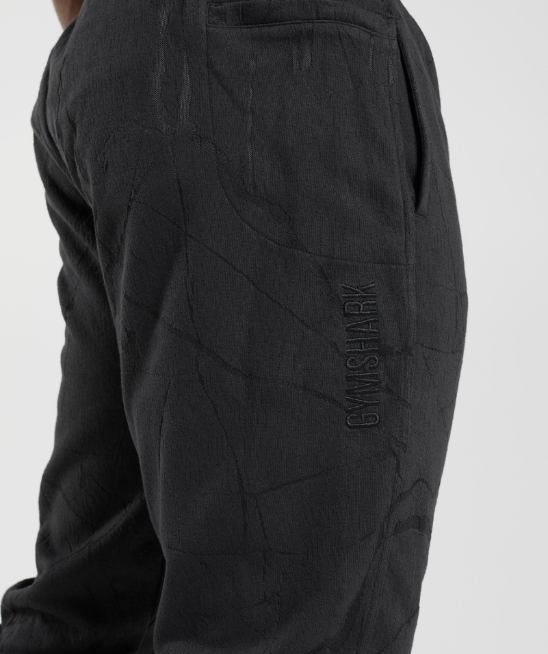 Gymshark Power Joggers čierna Potlač