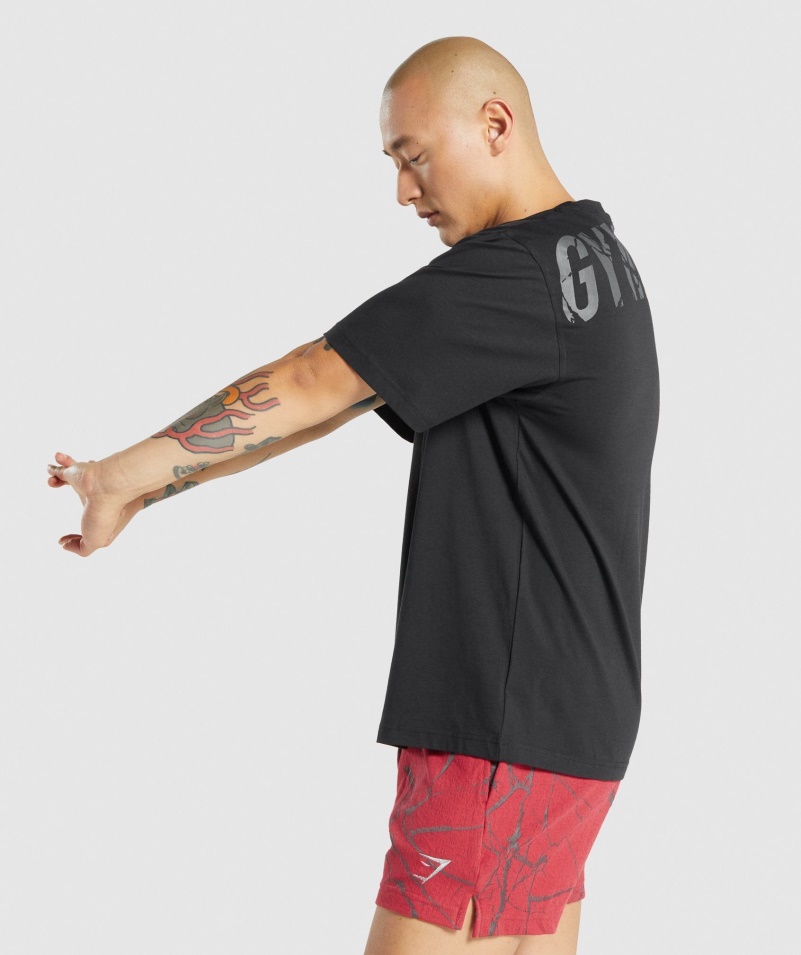Gymshark Power Tričko čierne