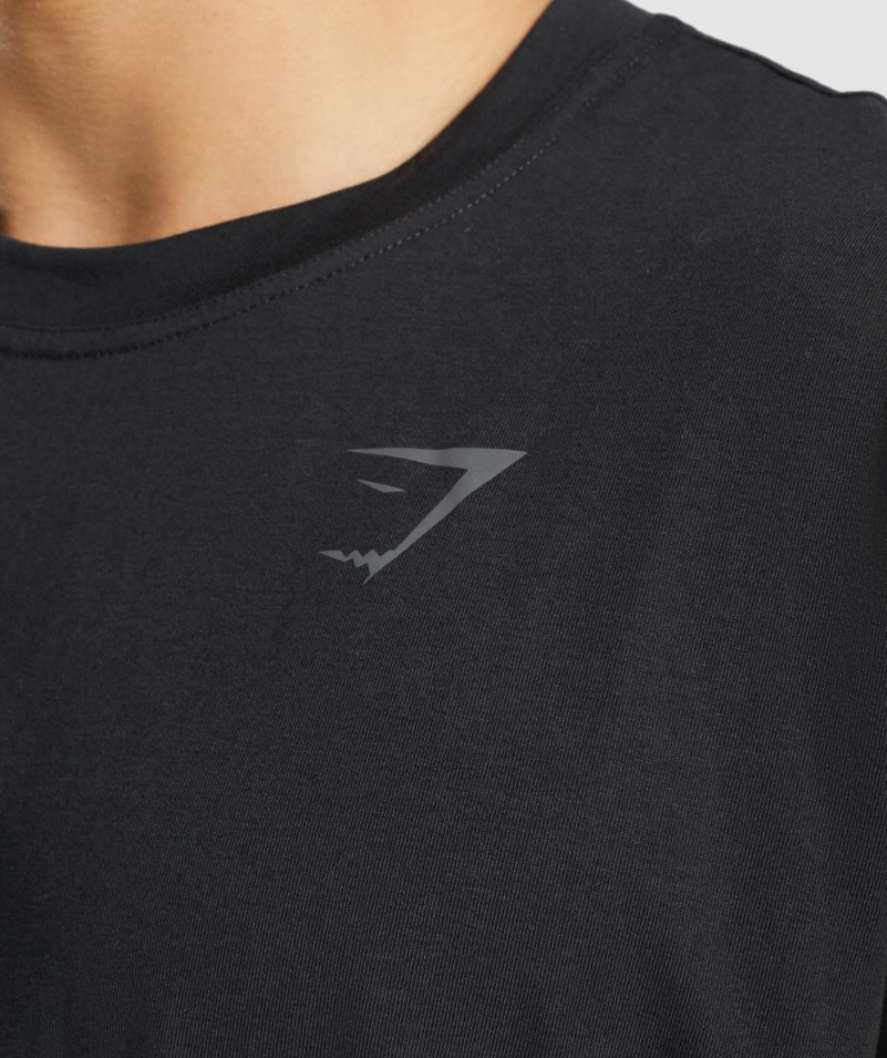 Gymshark Power Tričko čierne
