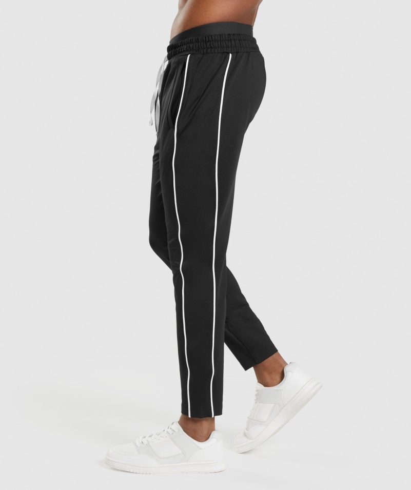 Gymshark Reccess Joggers čierno-biele