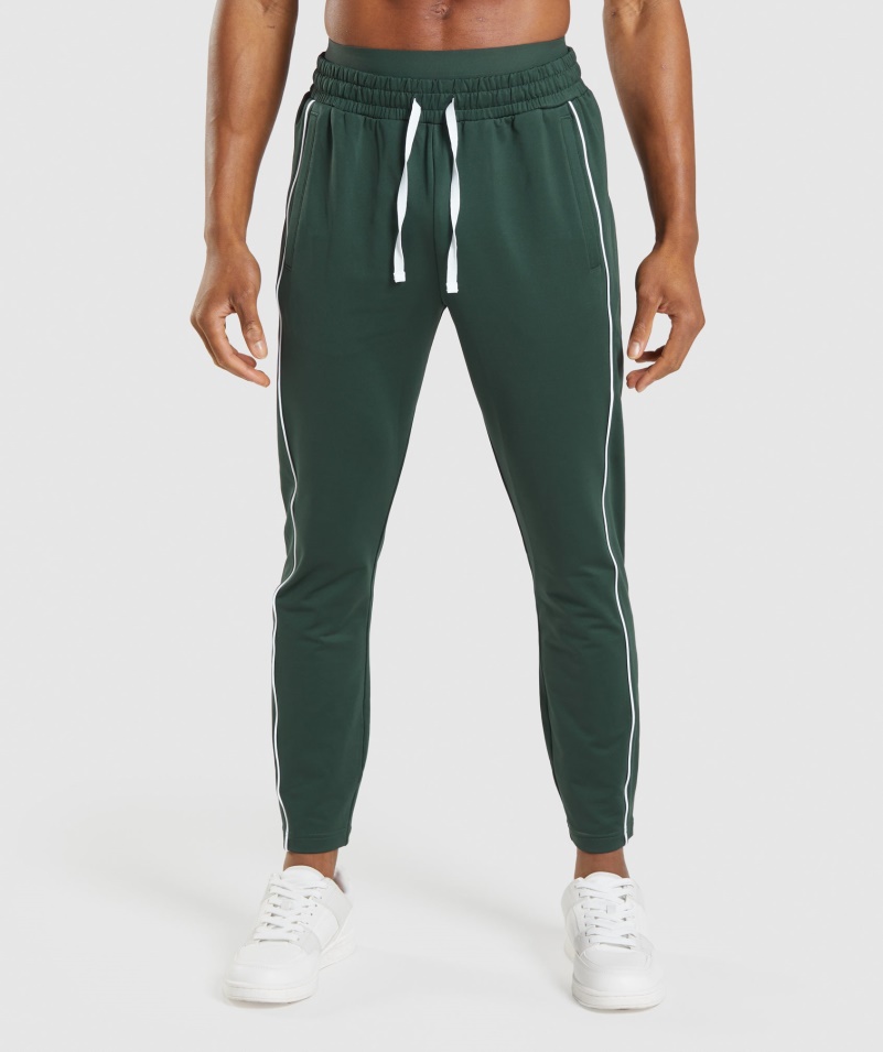 Gymshark Recess Joggers Obsidián Zeleno-biely