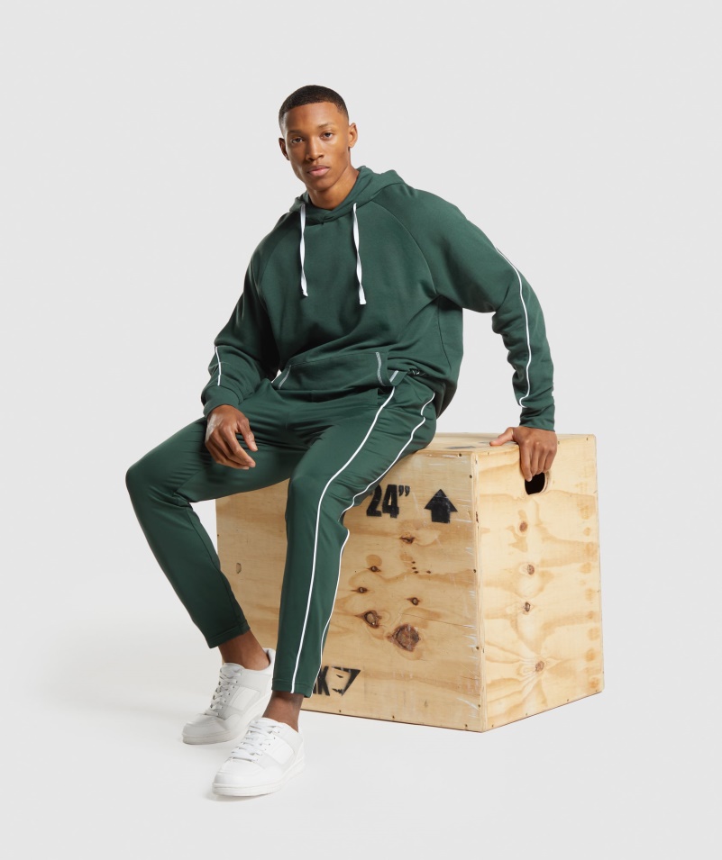 Gymshark Recess Joggers Obsidián Zeleno-biely