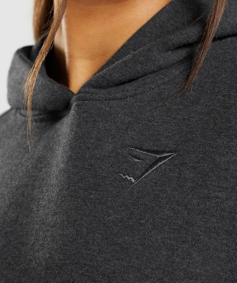 Gymshark Rest Day Pots Hoodie Black Marl