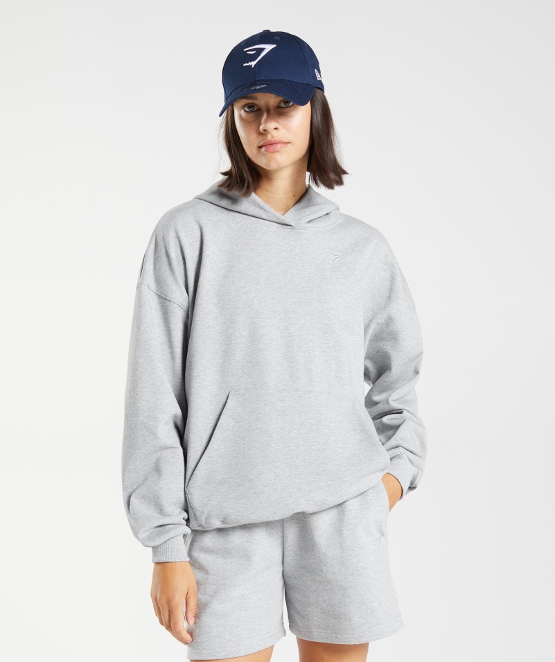Gymshark Rest Day Pots Mikina Light Grey Core Marl