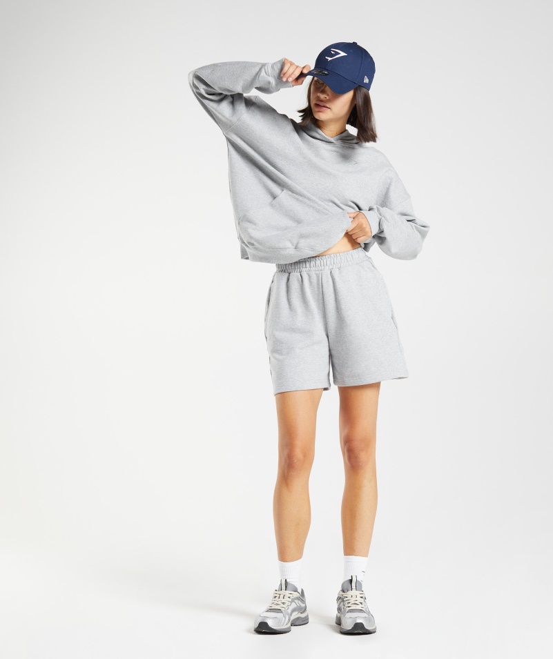 Gymshark Rest Day Pots Mikina Light Grey Core Marl