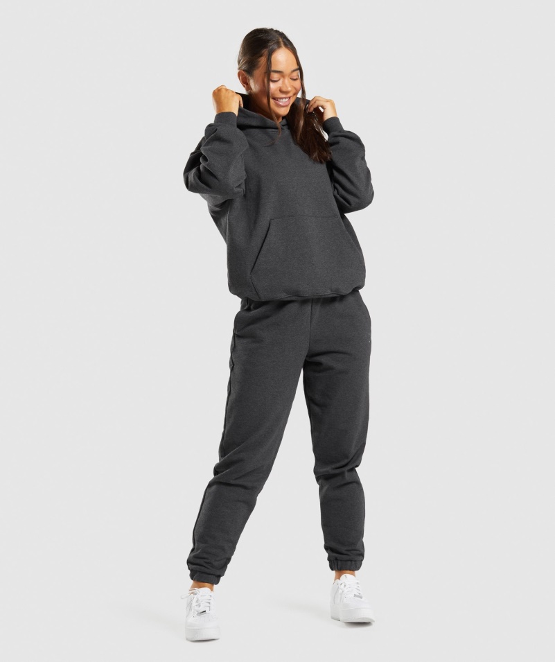 Gymshark Rest Day Potenie Bežci Black Marl