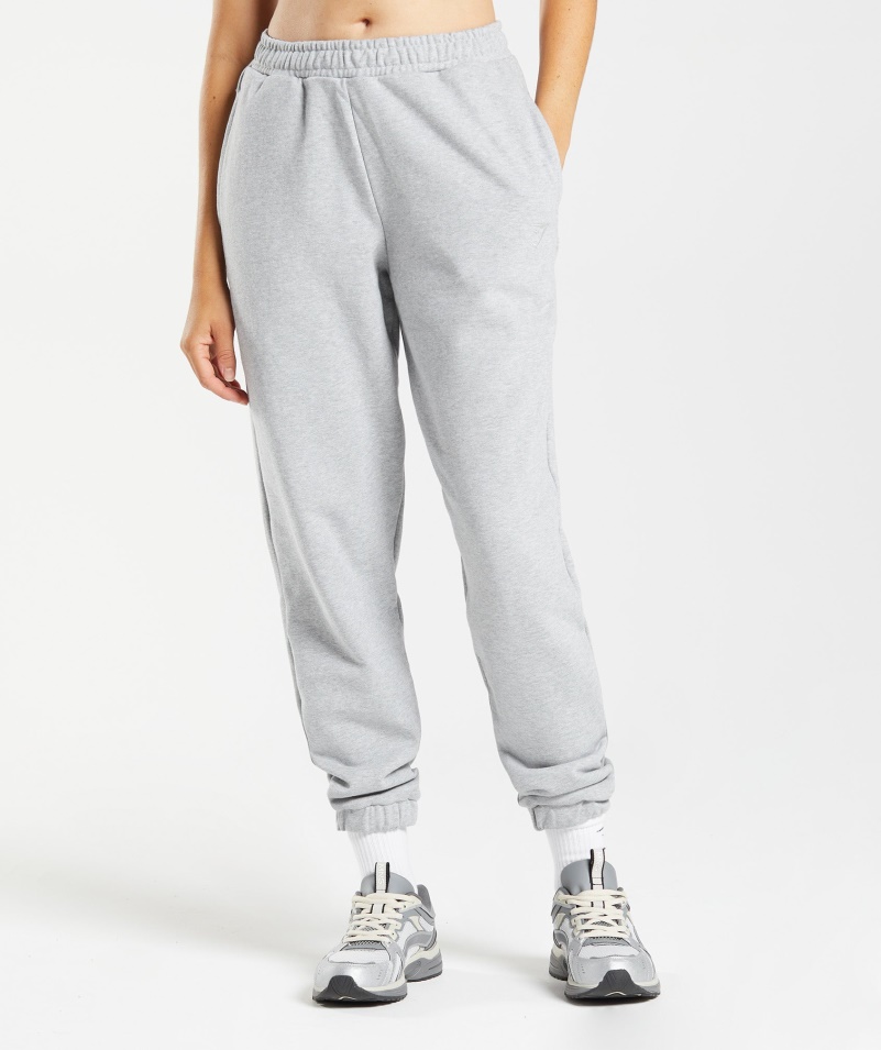 Gymshark Rest Day Potničky Joggers Svetlo Sivá Jadro Marl