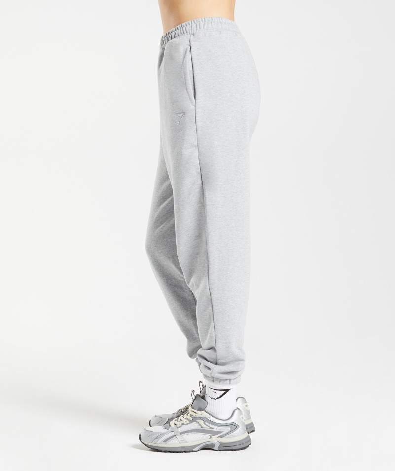 Gymshark Rest Day Potničky Joggers Svetlo Sivá Jadro Marl