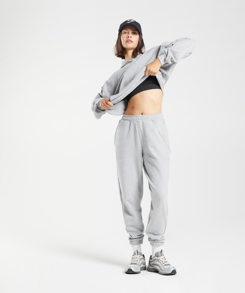 Gymshark Rest Day Potničky Joggers Svetlo Sivá Jadro Marl