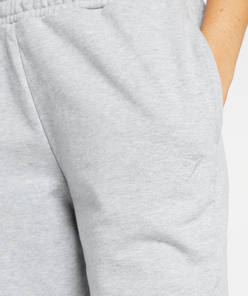 Gymshark Rest Day Potničky Joggers Svetlo Sivá Jadro Marl