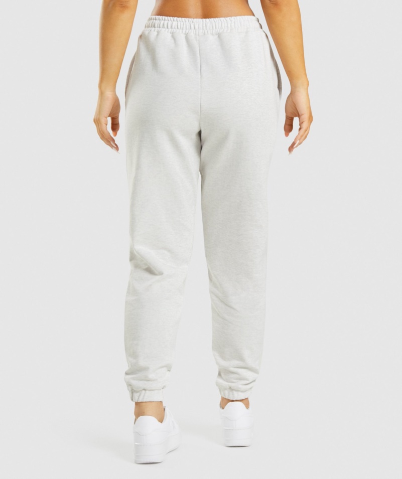 Gymshark Rest Day Potenie Bežcov Biely Marl