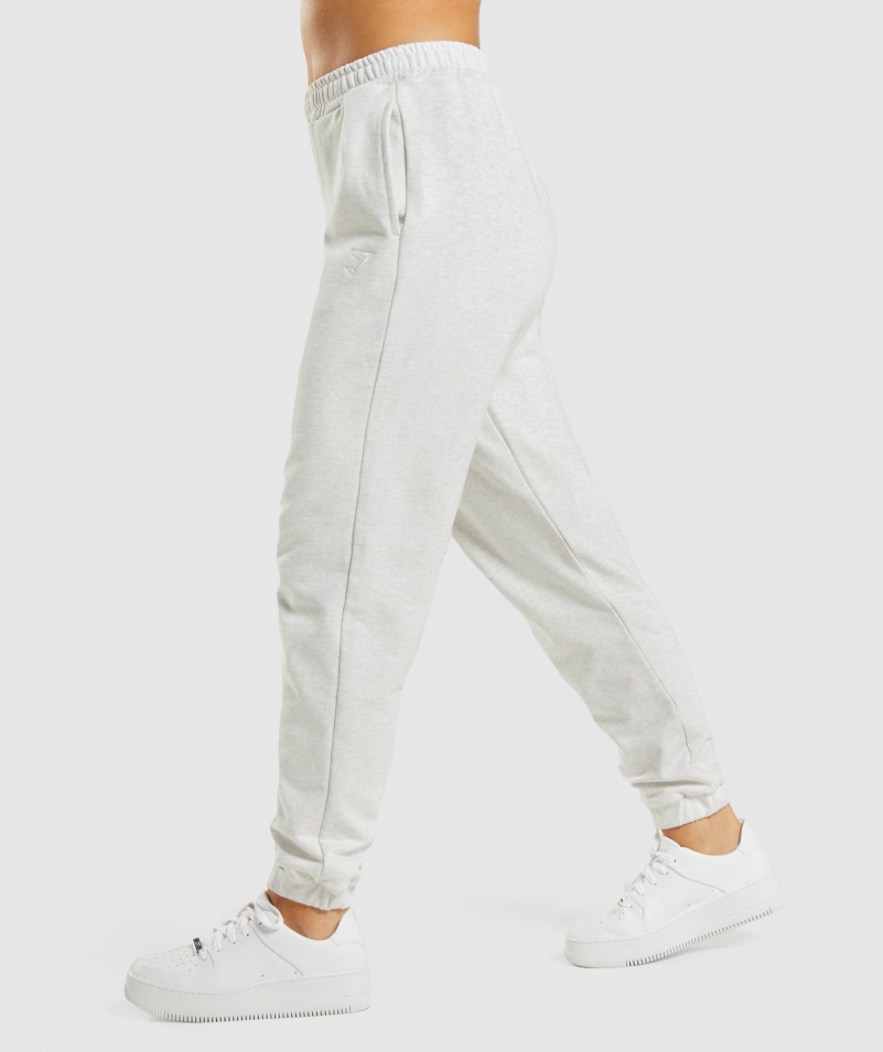 Gymshark Rest Day Potenie Bežcov Biely Marl