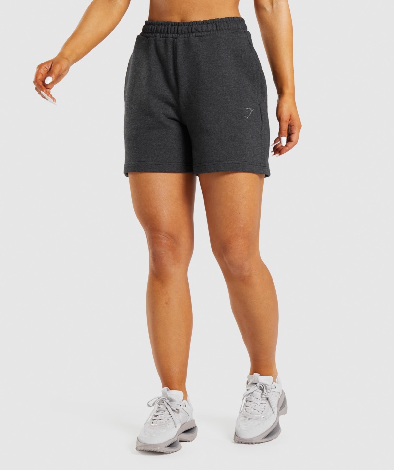 Gymshark Rest Day Pots Shorts Black Core Marl