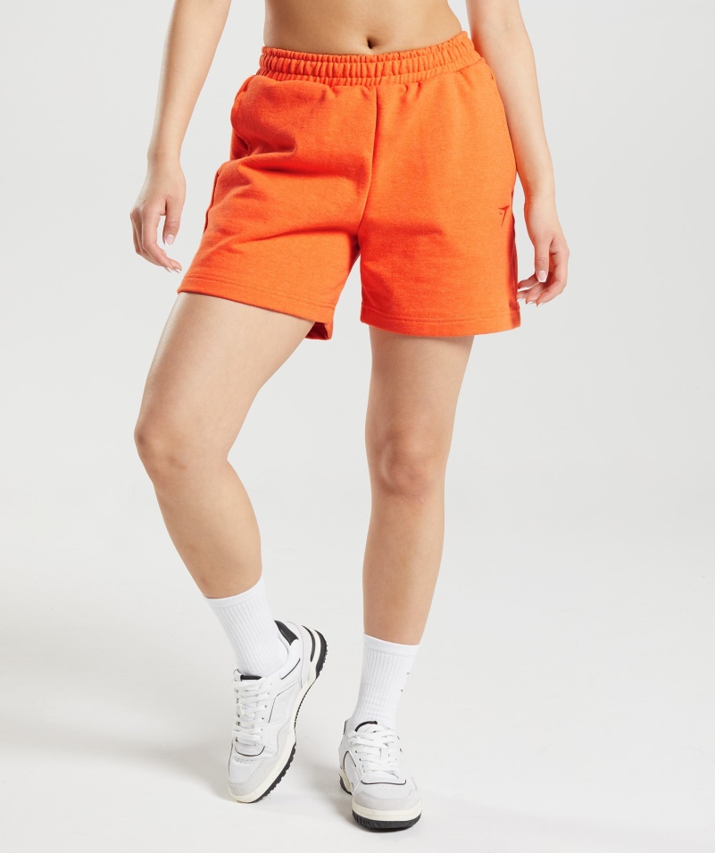 Gymshark Rest Day Pots Shorts Blaze Orange Marl