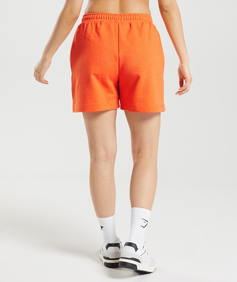 Gymshark Rest Day Pots Shorts Blaze Orange Marl